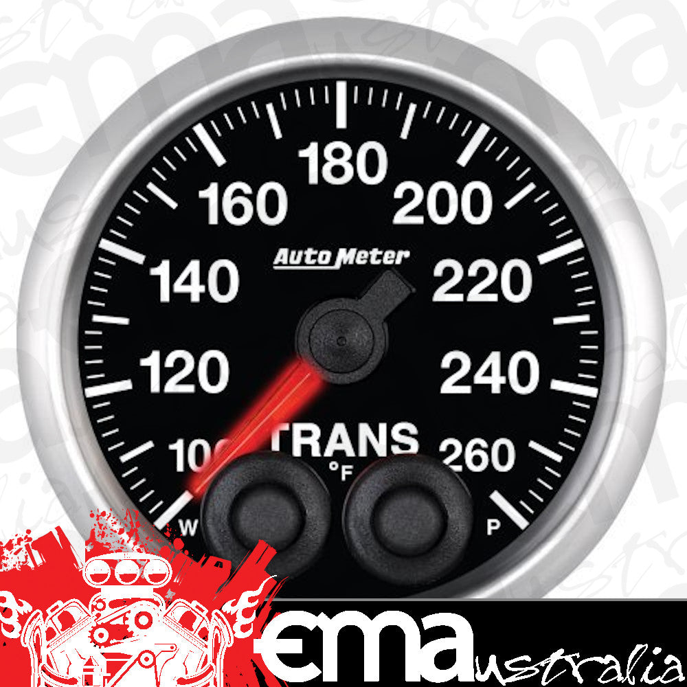 AutoMeter AU5658 Elite Transmission Temperature Gauge 2-1/16" Programmable Warning Function 100-260????F