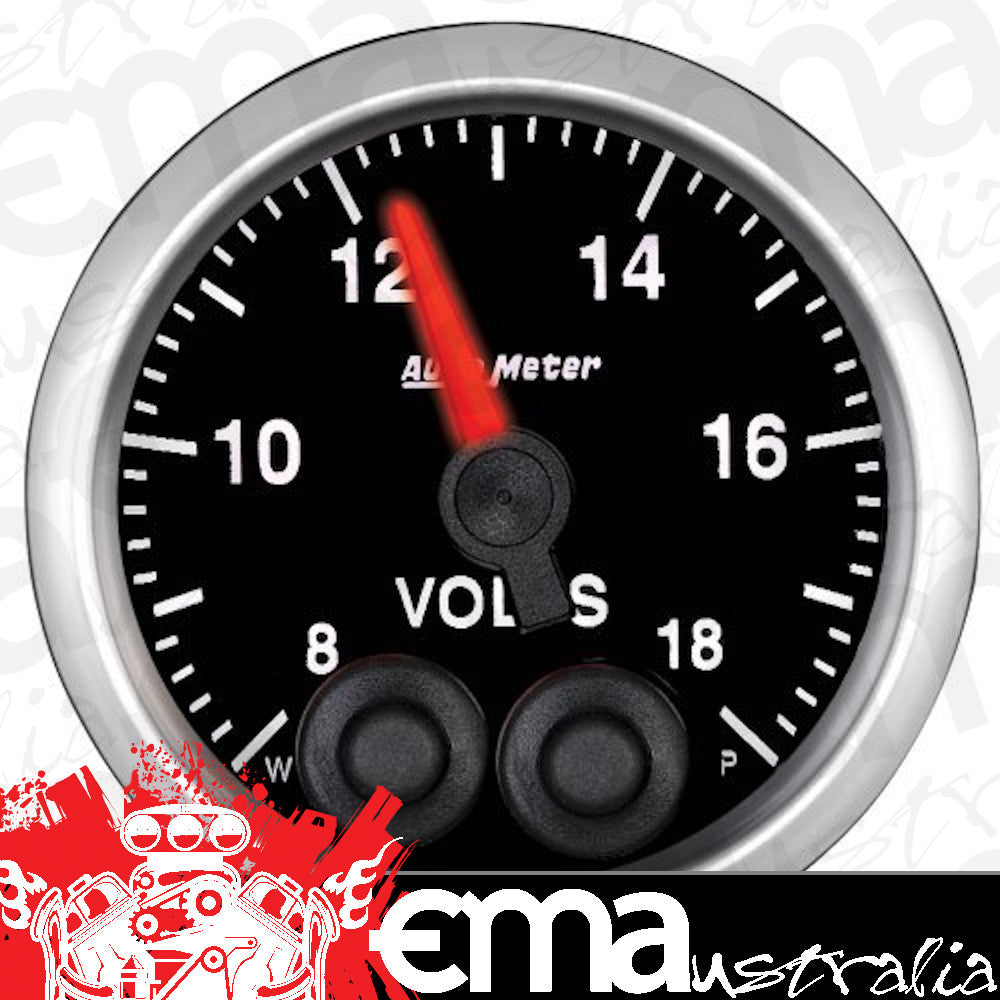 AutoMeter 5683 2-1/16" VOLTMETER, 8-18V, ELITE
