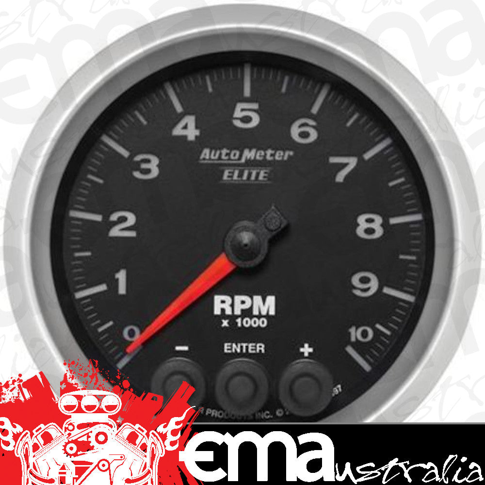 AutoMeter 5697 3-3/8" IN-DASH TACHOMETER, 0-10,000 RPM, ELITE