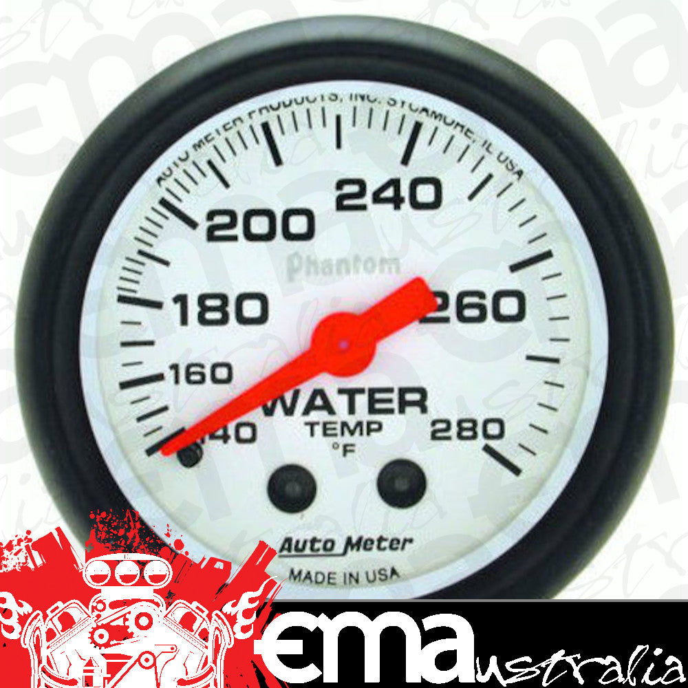 AutoMeter 5731 2-1/16" WATER TEMPERATURE, 140-280 F, PHANTOM