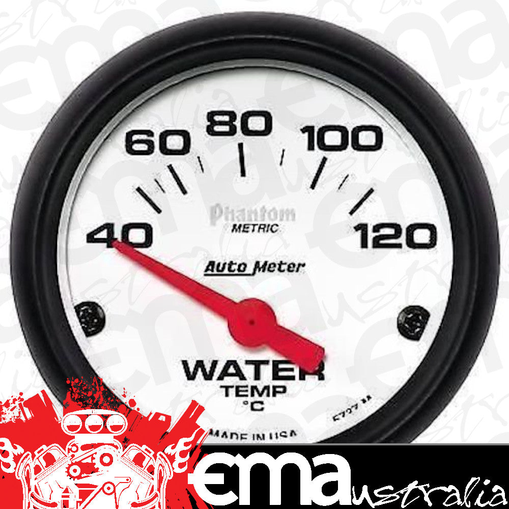 AutoMeter 5737-M GAUGE, WATER TEMP, 2 1/16", 40-120?C, ELECTRIC, PHANTOM