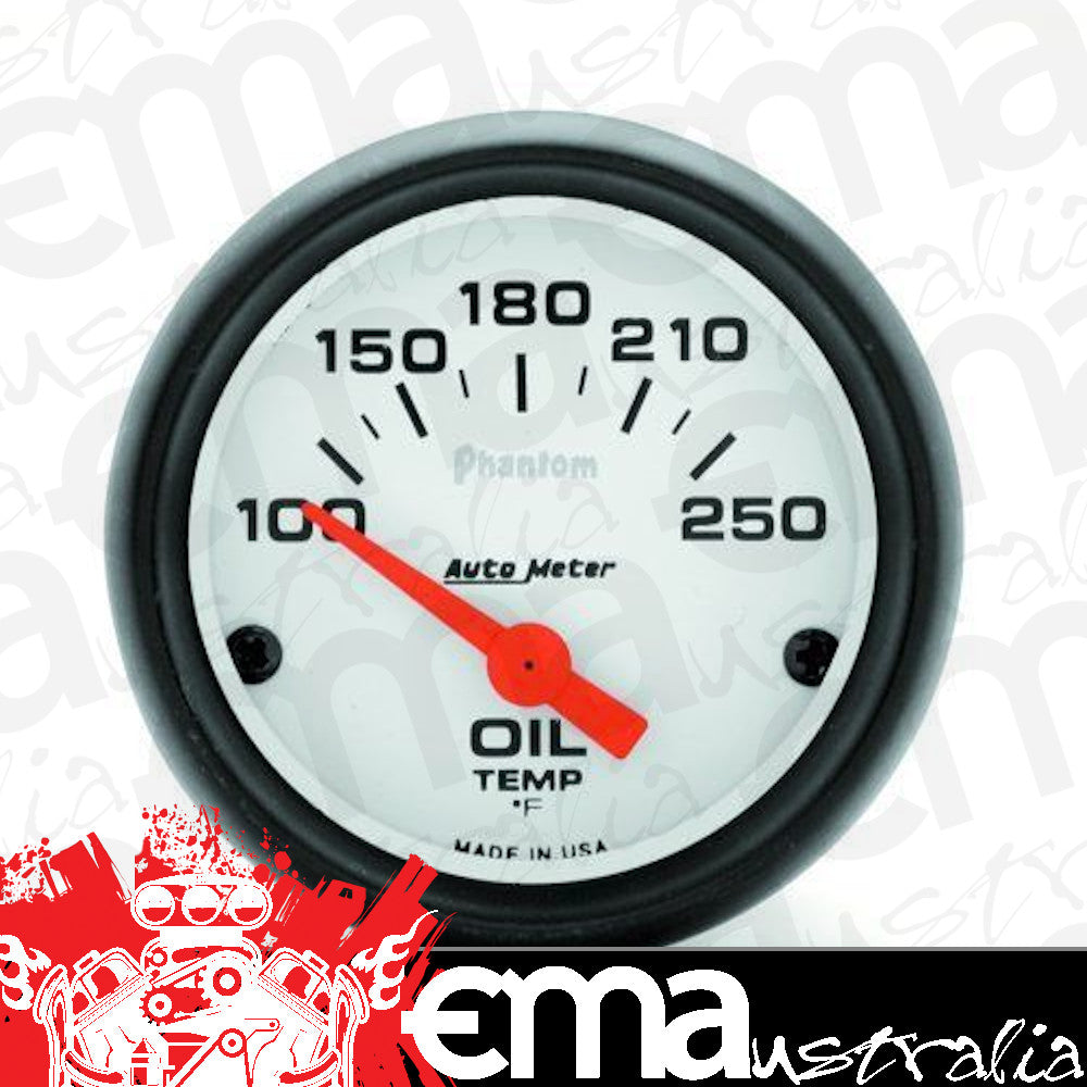 AutoMeter AU5747 Phantom 2-1/16" Elec Oil Temp Gauge 100-250¶øF
