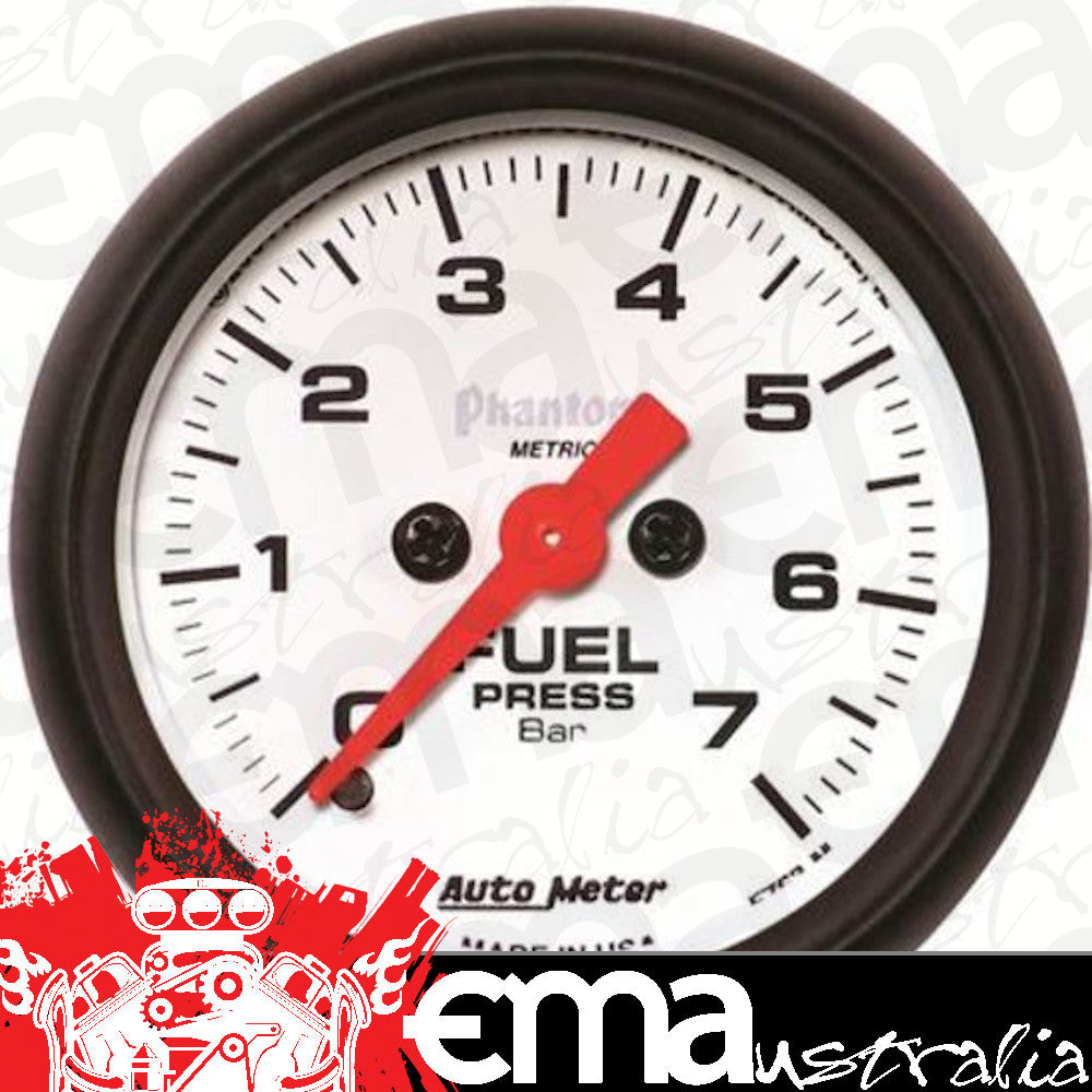 AutoMeter 5763-M GAUGE, FUEL PRESSURE, 2 1/16", 7BAR, DIGITAL STEPPER MOTOR, PHANTOM