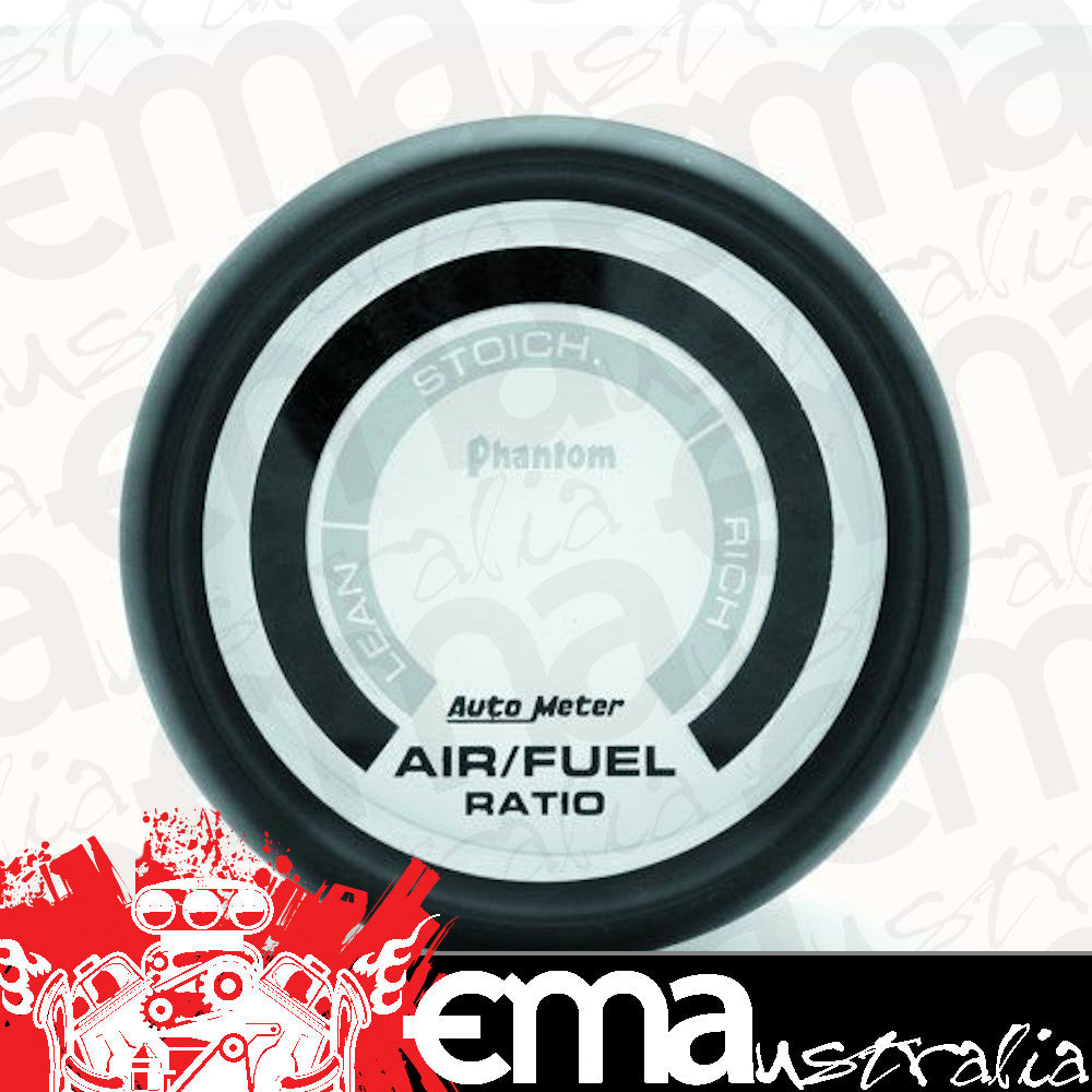 AutoMeter AU5775 Phantom 2-1/16" Elec Air/Fuel Ratio Gauge Narrowband Lean/Rich