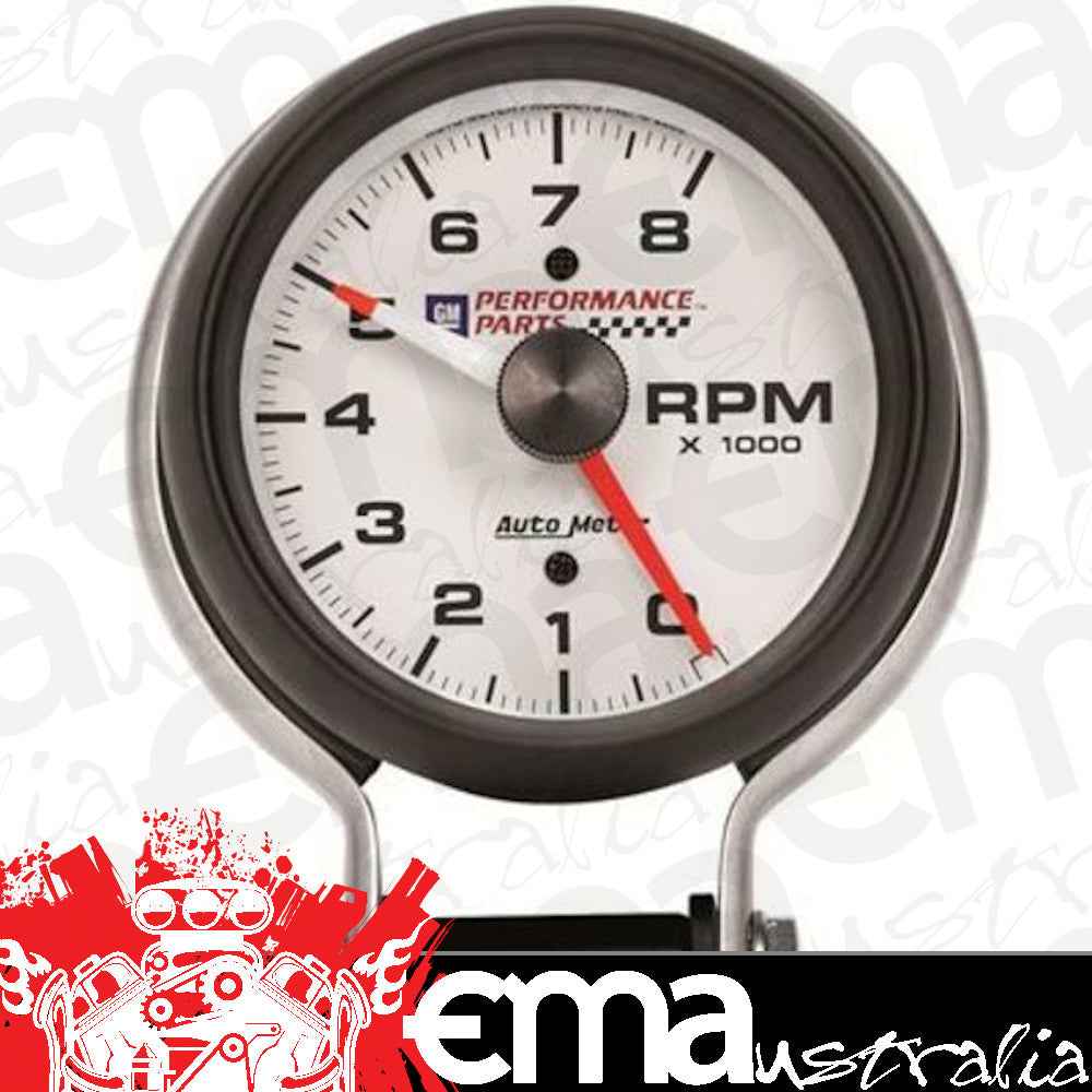 AutoMeter AU5780-00407 Tachometer Phantom Gm Performance Logo 0-8000 RPM 3 3/4 In. Analog Elecal