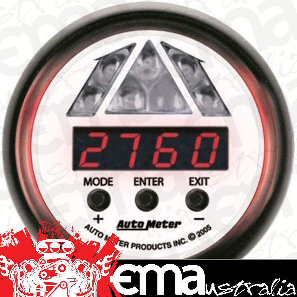 AutoMeter AU5787 Shift Light Phantom Level 1 In-Dash/Pod Mount Externally Adjustable