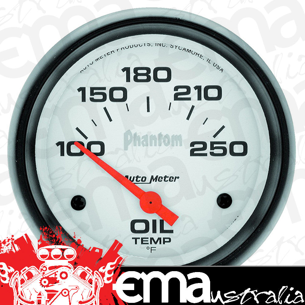AutoMeter 5847 2-5/8" OIL TEMPERATURE, 100-250 F, PHANTOM