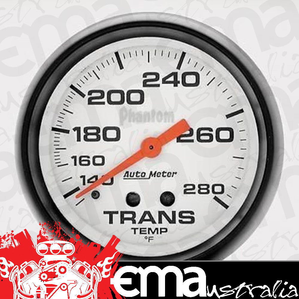 AutoMeter AU5851 Phantom 2-5/8" Mech Transmission Temperature Gauge 140-280¶øF