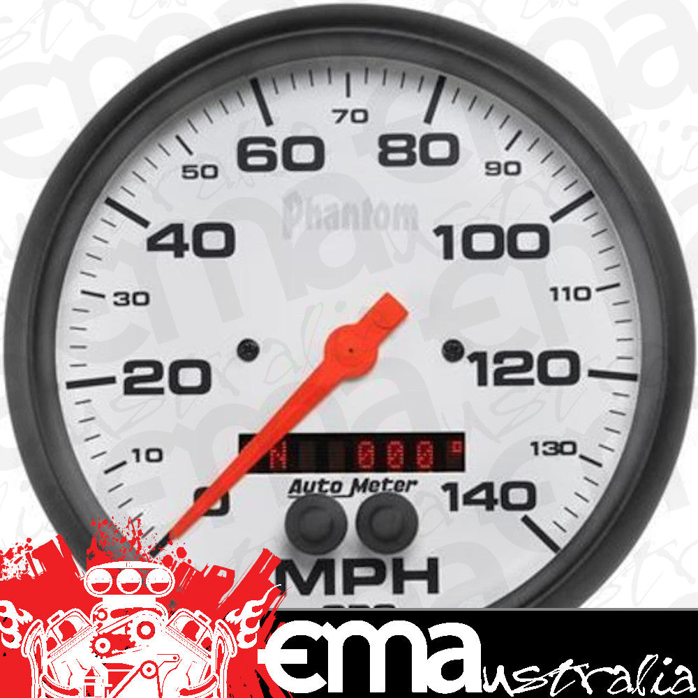 AutoMeter 5881 5" GPS SPEEDOMETER, 0-140 MPH, PHANTOM