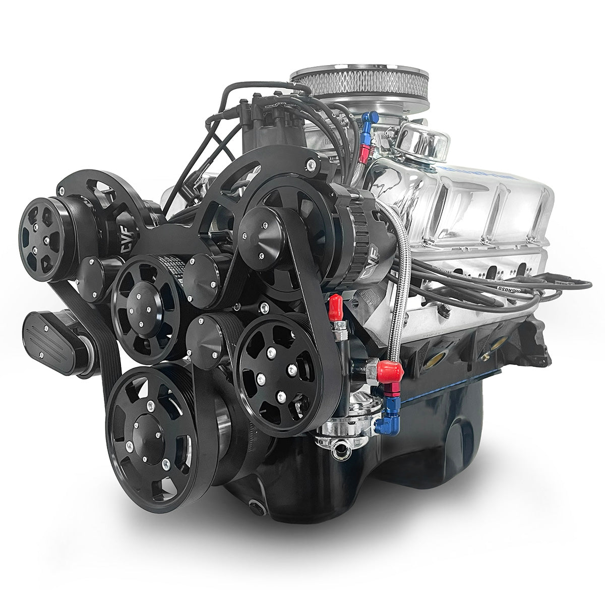 BluePrint BP302RCTCKB Ford SB 302 CI Cruiser Crate Engine Dressed Longblock w/ Carb & Pulley Kit