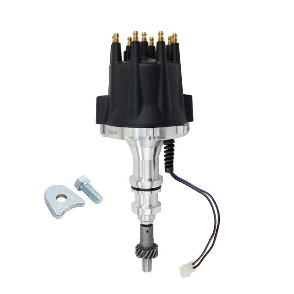 BluePrint BPP3512BK PRO SERIES 2 WIRE DISTRIBUTOR, FORD 351 WINDSOR, V8 ENGINE, BLACK CAP Distributor