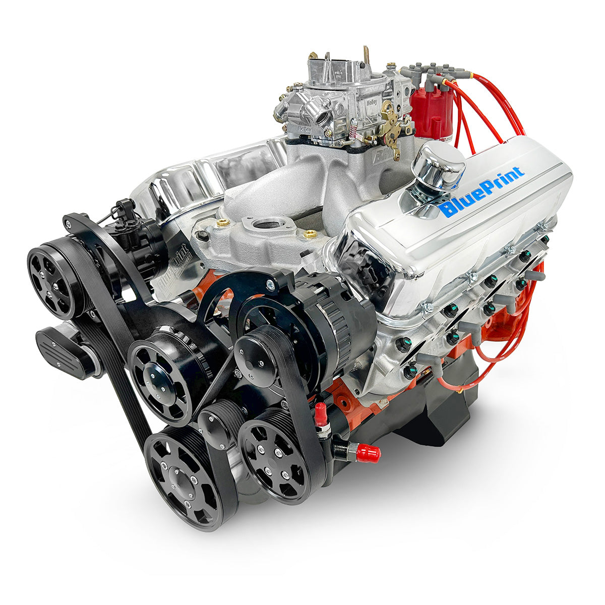 BluePrint PS502CTCKB Chev BB 502 CI Pro Series Stroker Crate Engine Dressed Longblock w/ Carb