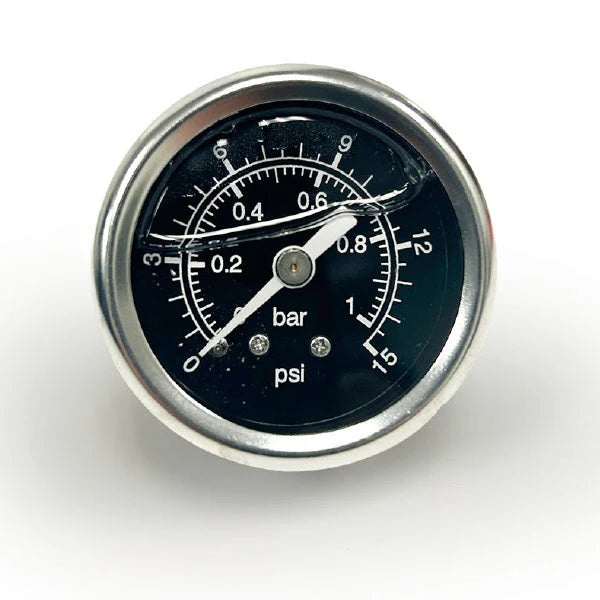 BluePrint BPP15632 015 PSI LIQUIDFILLED FUEL PRESSURE GAUGE. 18 NPT Fuel Pressure Gauge