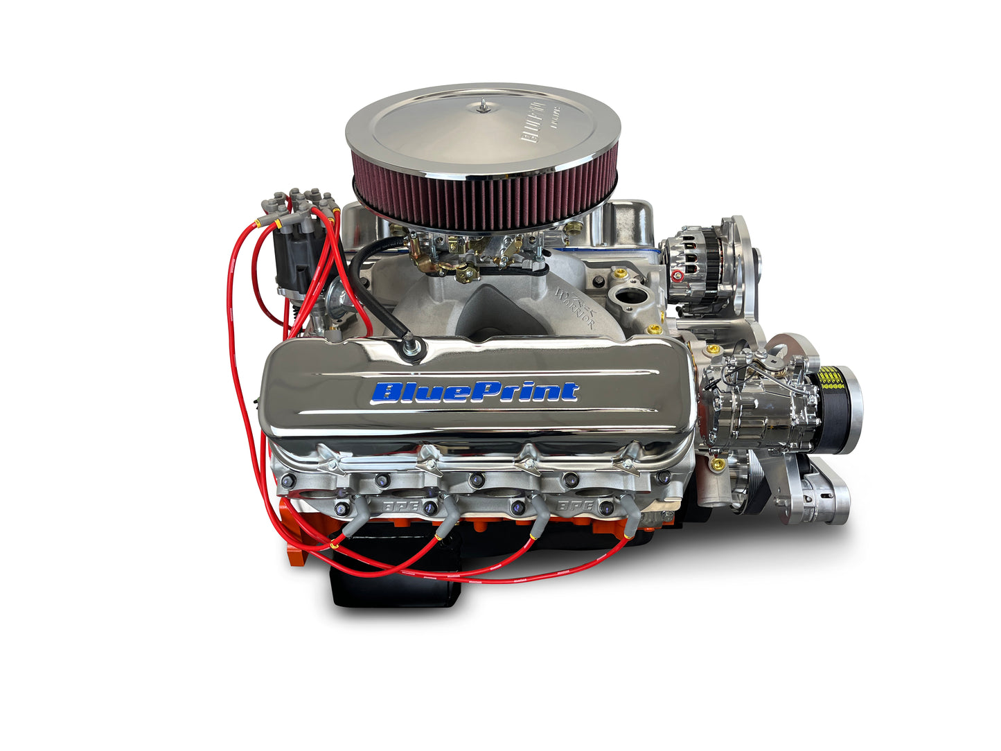 BluePrint PS5401CTCK Chev BB 540 CI Pro Series Stroker Crate Engine Dressed Longblock w/ Carb