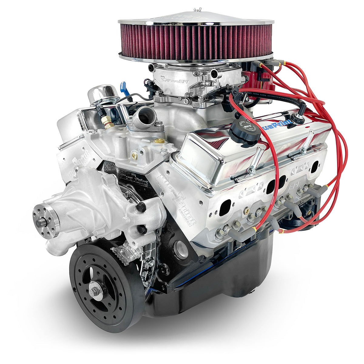 BluePrint BP3505CTFD Chev SB 350 CI Crate Engine Dressed Longblock w/ EFI