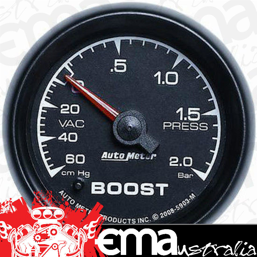 AutoMeter 5903-M 2-1/16" BOOST/VACUUM, 60 CM/HG-2.0 BAR, ES