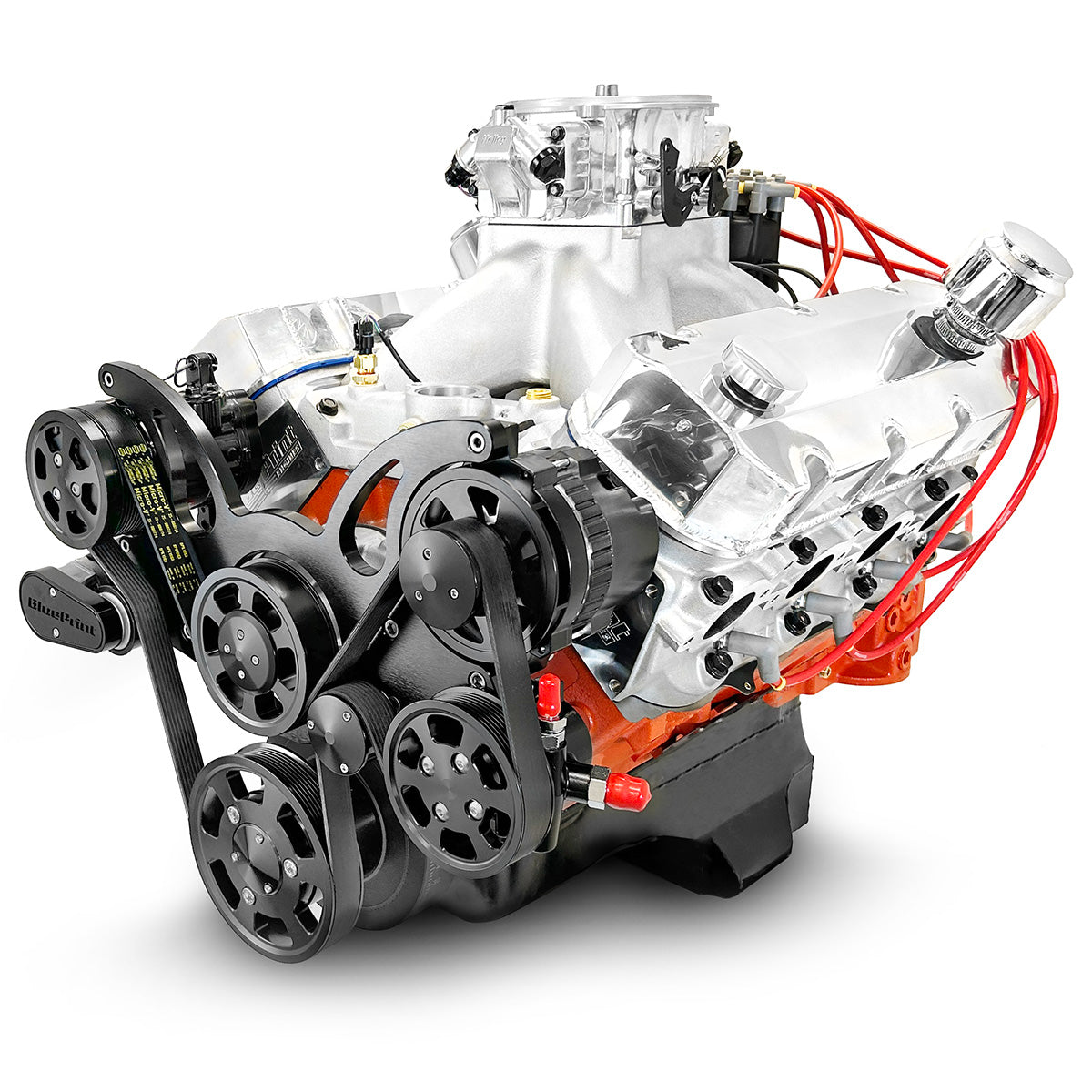 BluePrint PS6320CTFKB Chev BB 632 CI Pro Series Stroker Crate Engine Dressed Longblock w/ Carb