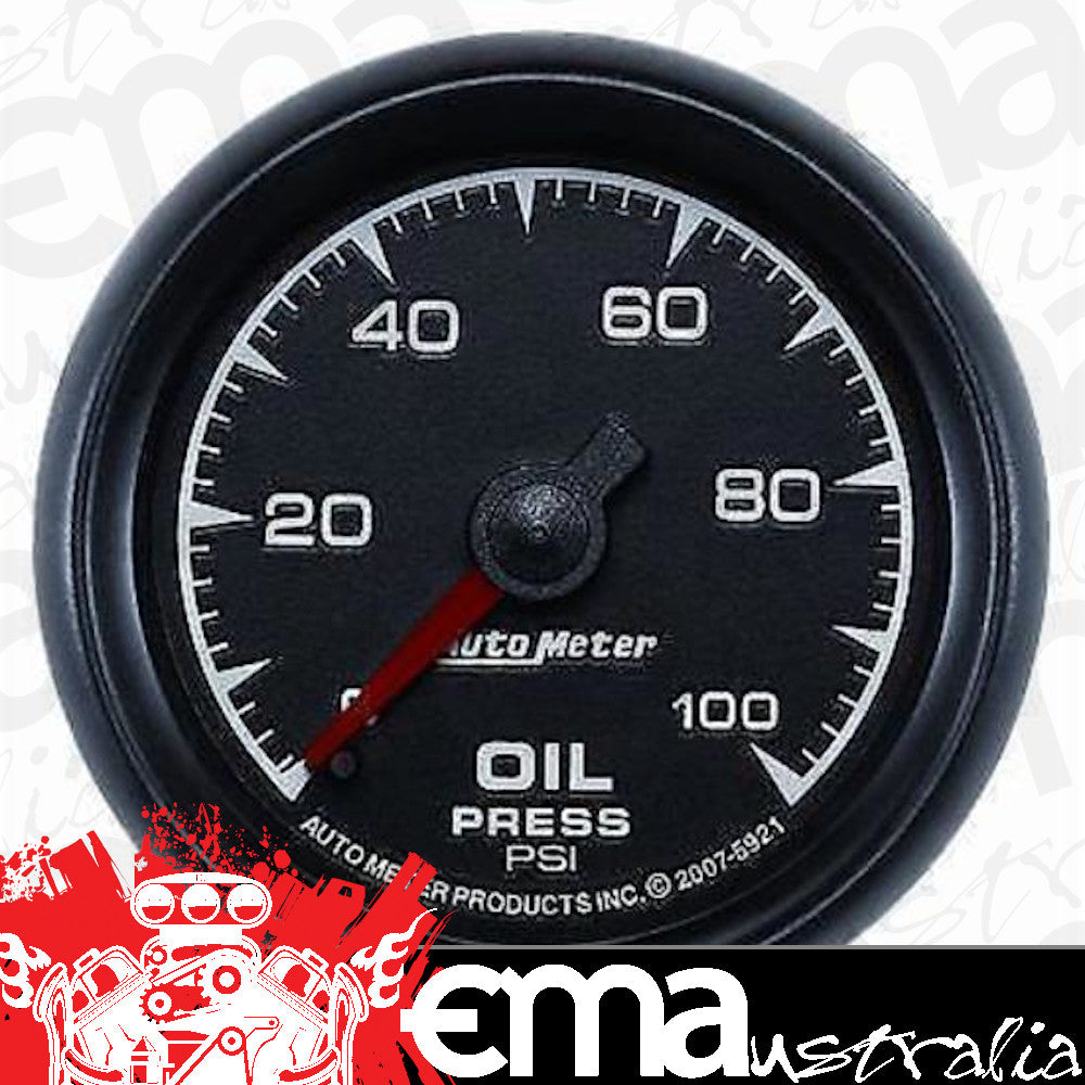 AutoMeter 5921 2-1/16" OIL PRESSURE, 0-100 PSI, ES