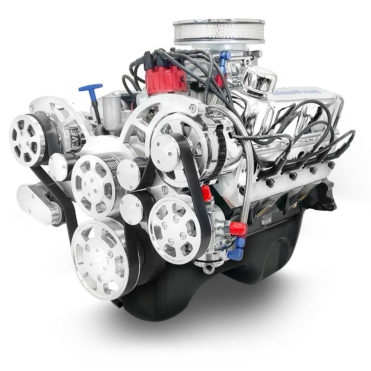 BluePrint BP302RCTCK Ford SB 302 CI Cruiser Crate Engine Dressed Longblock w/ Carb & Pulley Kit
