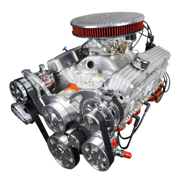 BluePrint BP38318CTCKV Chev SB 383 CI Stroker Crate Engine Dressed w/ Carb 436HP