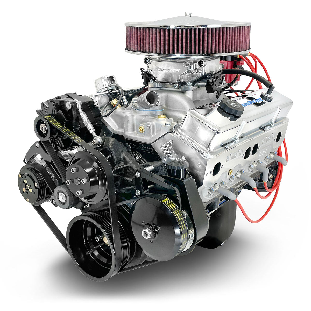 BluePrint BP3505CTFK Chev SB 350 CI Crate Engine Dressed Longblock w/ EFI & Pulley Kit