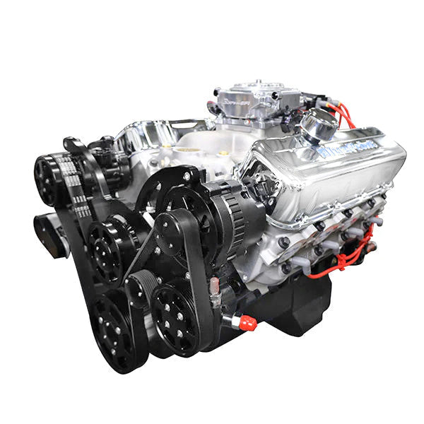 BluePrint BP454CTFKB Chev BB 454 CI Crate Engine Dressed Longblock w/ EFI & Pulley Kit