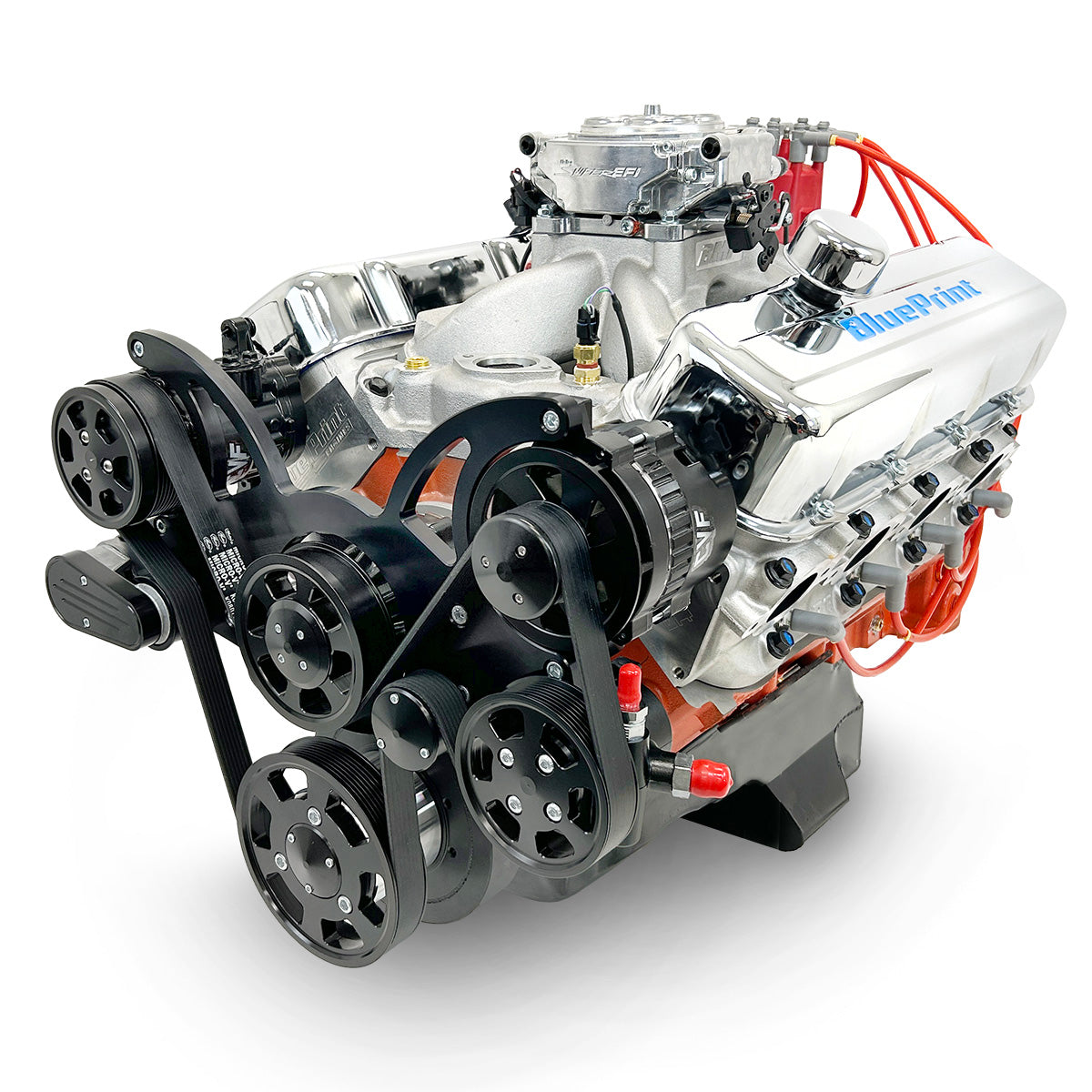 BluePrint PS502CTFKB Chev BB 502 CI Pro Series Stroker Crate Engine Dressed Longblock w/ EFI