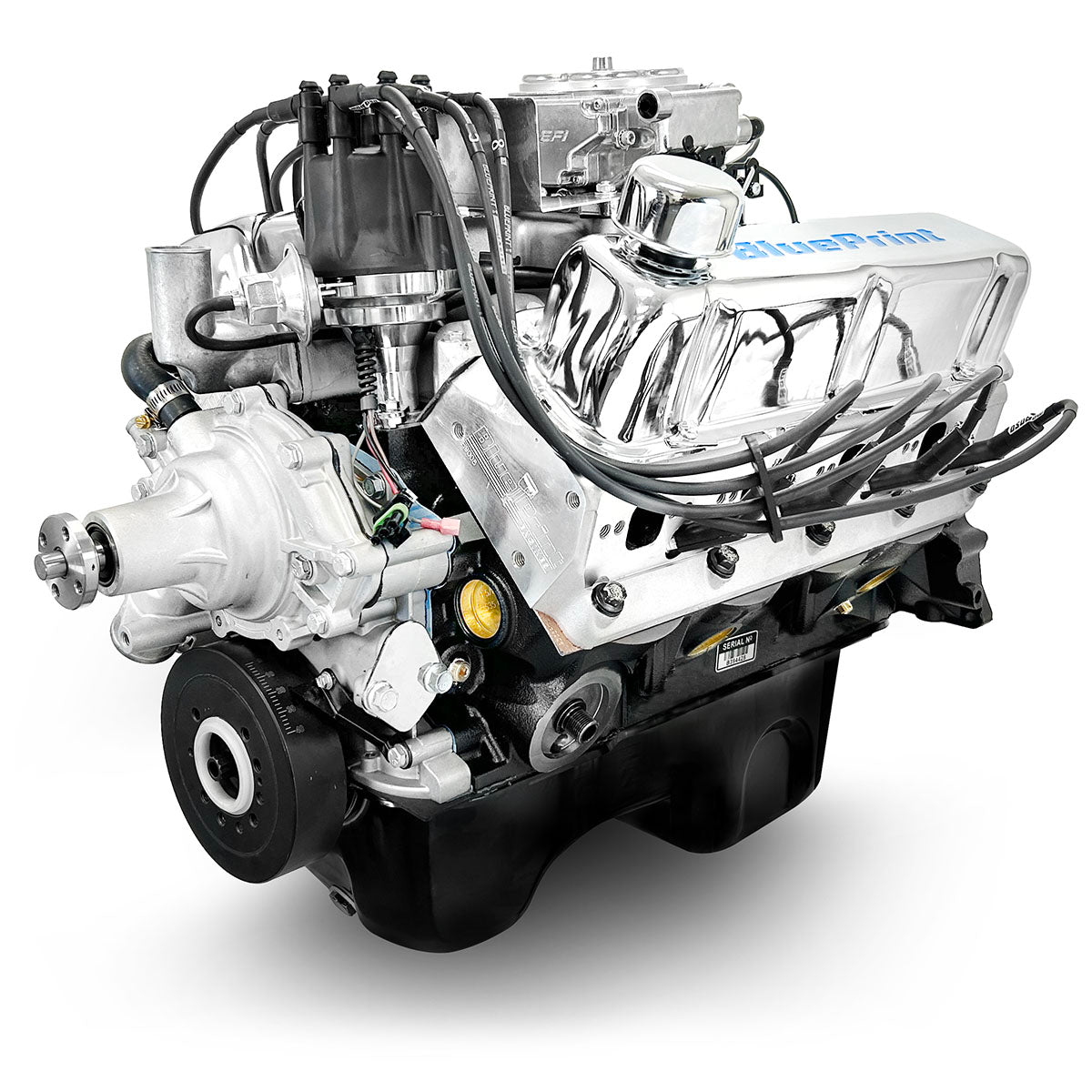 BluePrint BP3479RCTFD Ford SB 347 CI Stroker Crate Engine Dressed Longblock w/ EFI