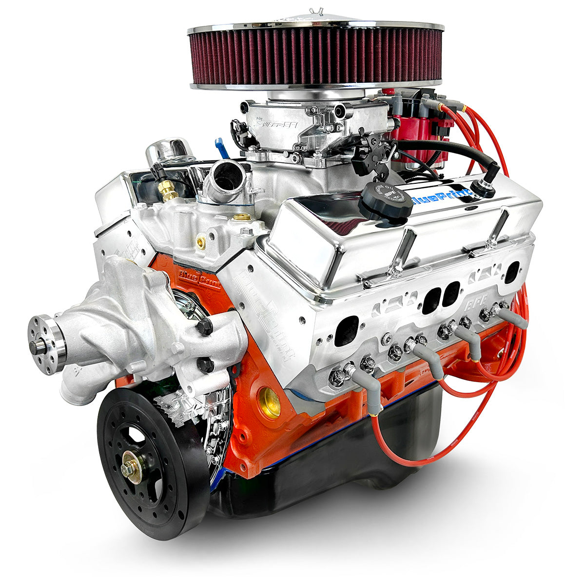 BluePrint BP4002CTFD Chev 400 CI Crate Engine Dressed Longblock w/ EFI