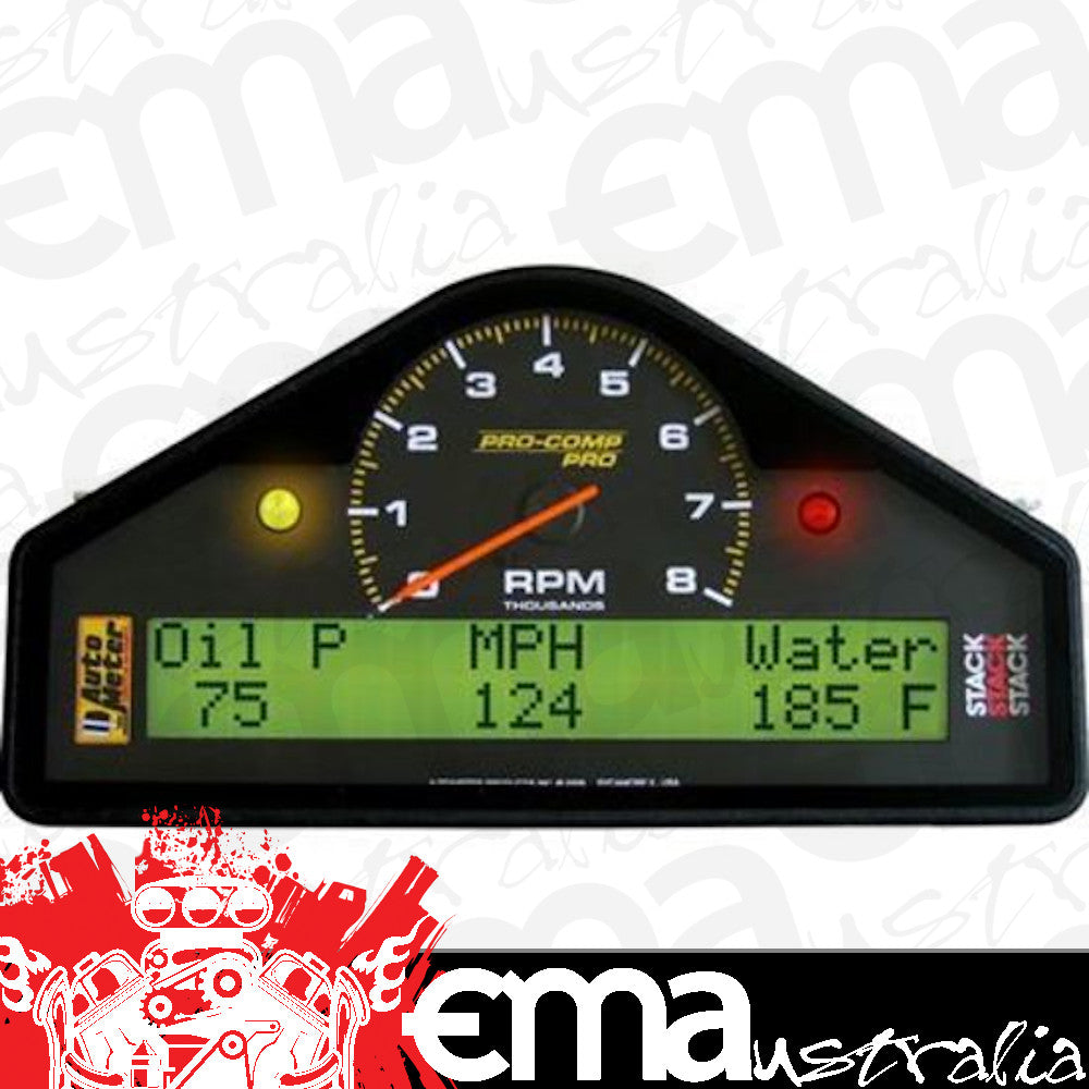 AutoMeter 6002 STREET DASH, 0-3-8K RPM, PRO-COMP PRO