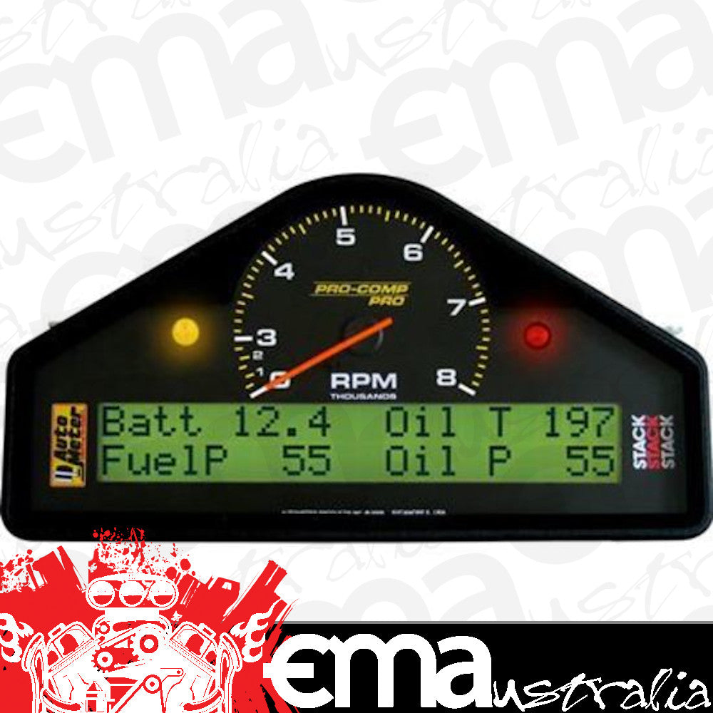 AutoMeter 6011 RACE DASH, 0-8K RPM, PRO-COMP PRO