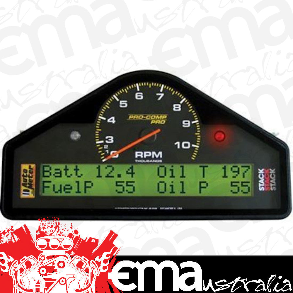 AutoMeter 6013 RACE DASH, 0-3-10.5K RPM, PRO-COMP PRO