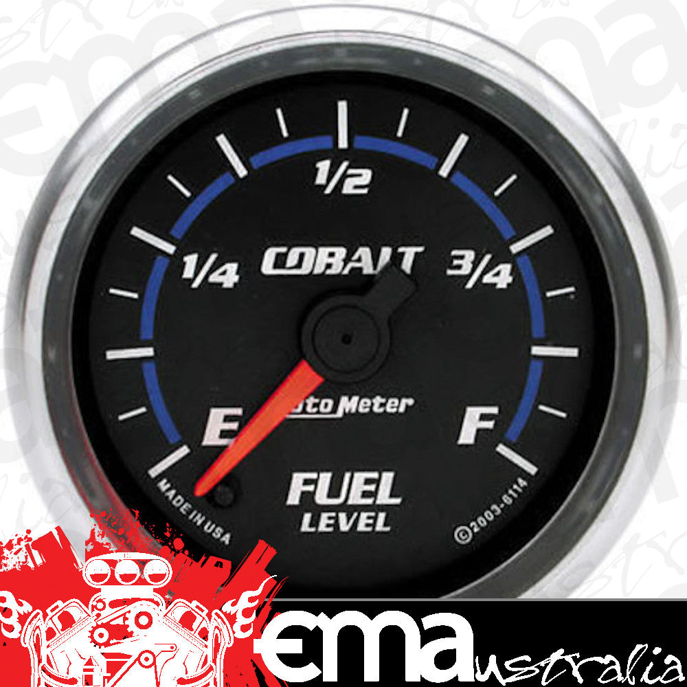 AutoMeter 6114 2-1/16" FUEL LEVEL, PROGRAMMABLE 0-280 Ohm, COBALT