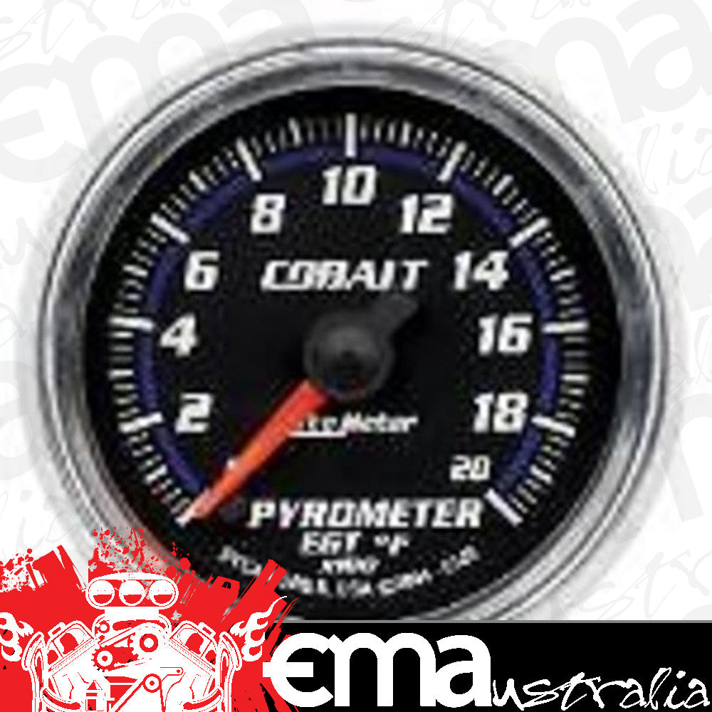 AutoMeter AU6145 Cobalt 2-1/16" Elec Pyrometer Egt Gauge 0-2000????F