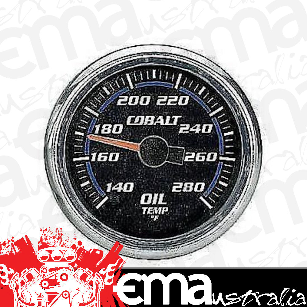 AutoMeter 6156 2-1/16" OIL TEMPERATURE, 140-280 F, COBALT