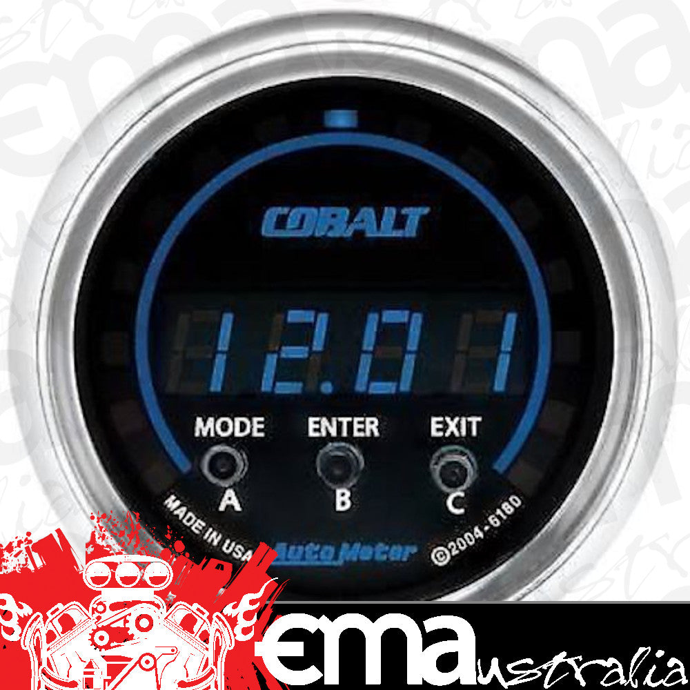 AutoMeter AU6180 Cobalt 2-1/16" D-Pic Gauge Accelerometer Timer 0-60 1/4 Mile Hp