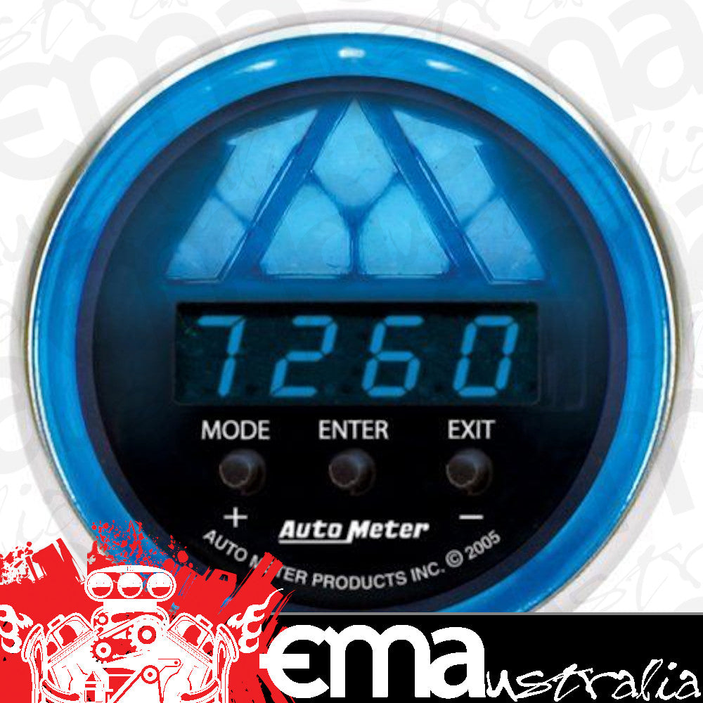 AutoMeter 6188 GAUGE, SHIFT LIGHT, DIGITAL RPM W/ MULTI-COLOR LED LIGHT, DPSS LEVEL 2, COBALT