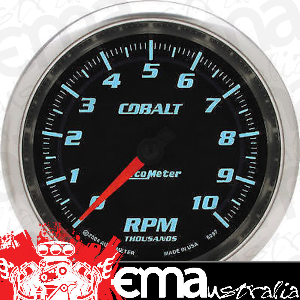 AutoMeter 6297 3-3/8" IN-DASH TACHOMETER, 0-10,000 RPM, COBALT