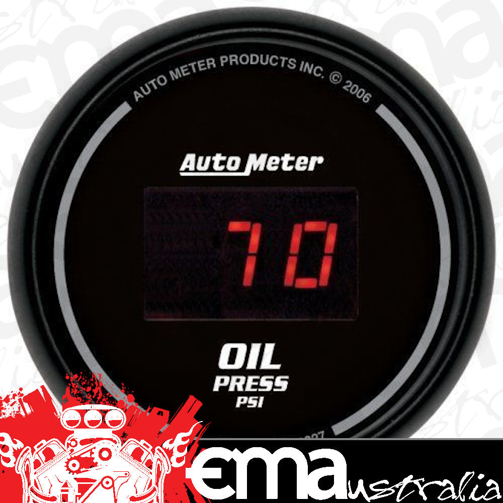 AutoMeter 6327 2-1/16" OIL PRESSURE, 0-100 PSI, SPORT-COMP DIGITAL