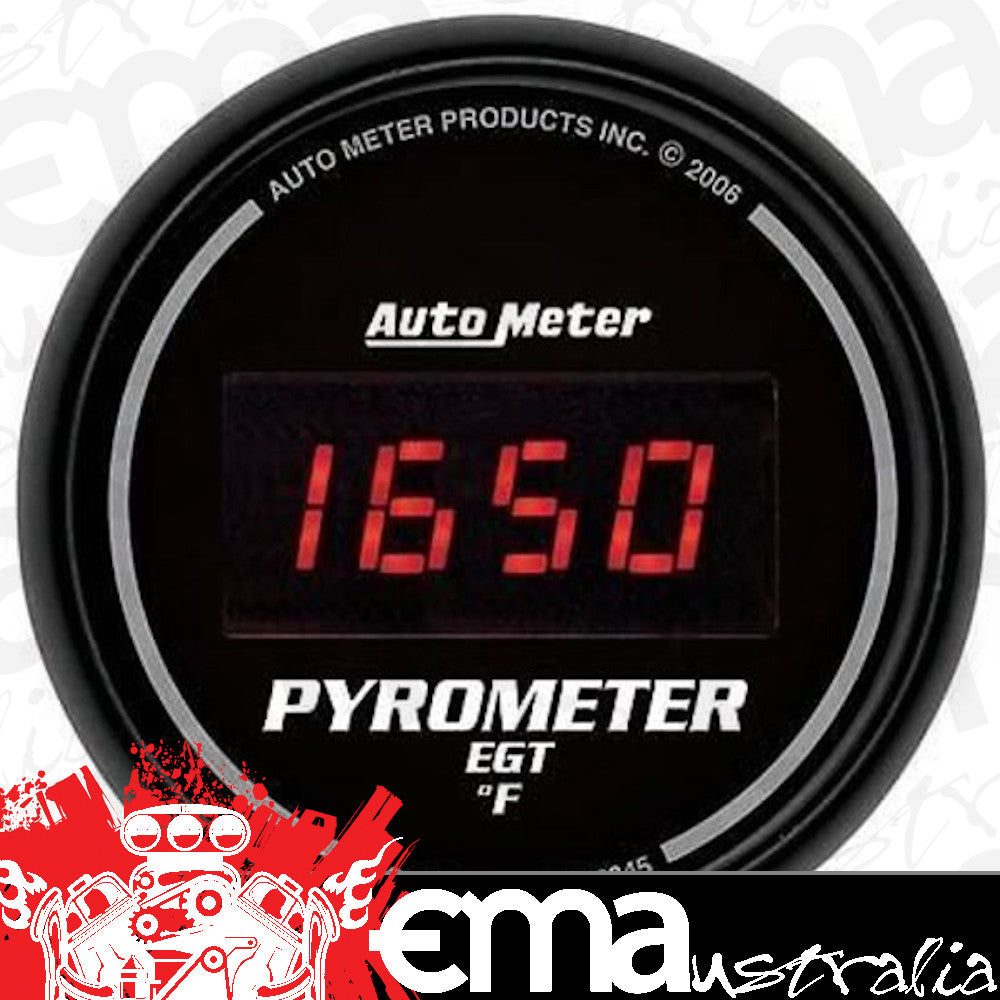 AutoMeter 6345 2-1/16" PYROMETER, 0-2000 F, SPORT-COMP DIGITAL