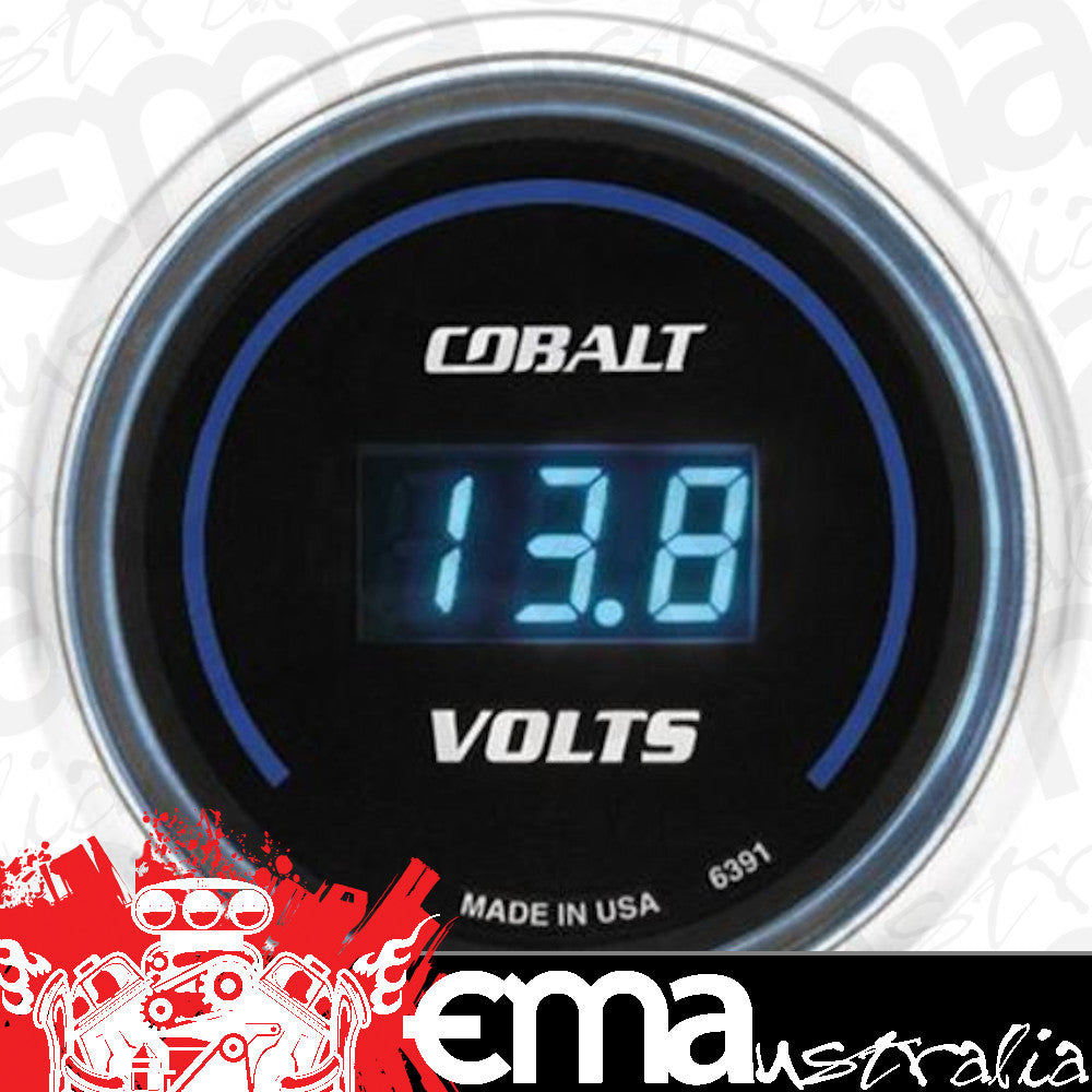 AutoMeter 6391 2-1/16" VOLTMETER, 8-18V, COBALT