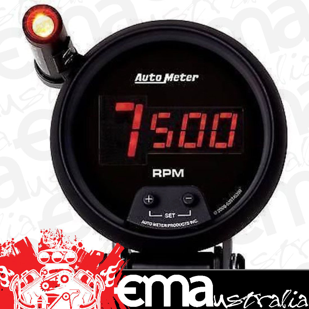 AutoMeter 6399 3-3/4" PEDESTAL TACHOMETER, 0-10,000 RPM, SPORT-COMP DIGITAL