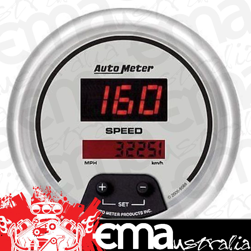 AutoMeter 6588 3-3/8" SPEEDOMETER, 0-260 MPH / 0-260 KM/H, ULTRA-LITE DIGITAL