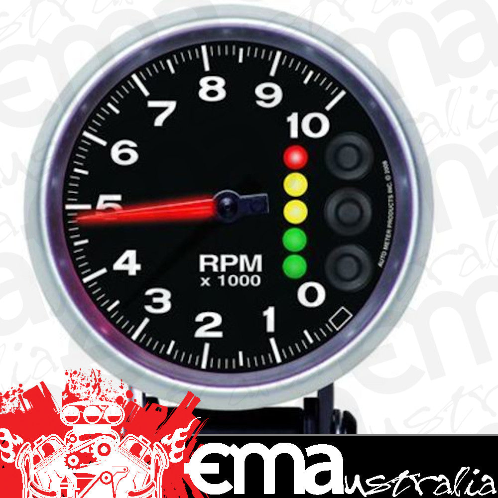 AutoMeter 6606-05705 3-3/4" PEDESTAL TACHOMETER, 0-10,000 RPM, ELITE