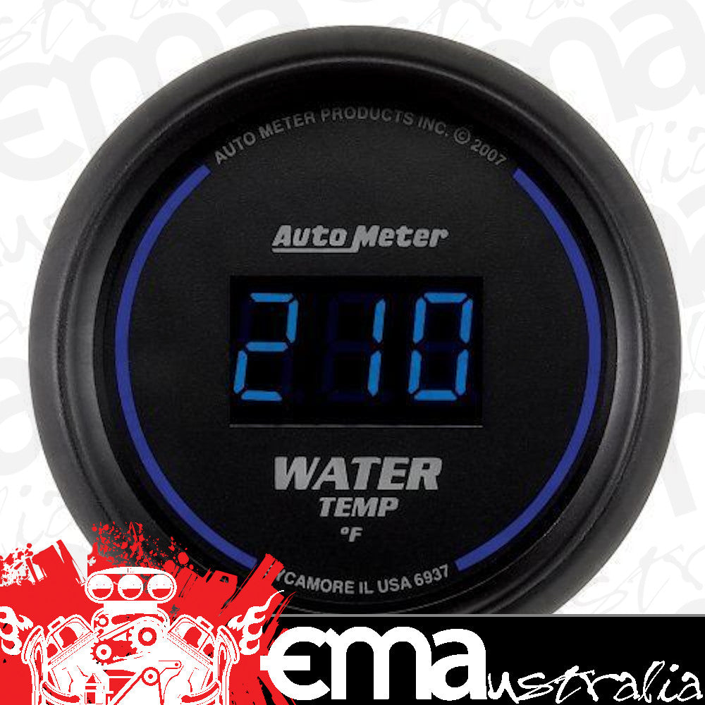 AutoMeter AU6937 Cobalt 2-1/16" Digital Water Temperature Gauge 0-300¶øF