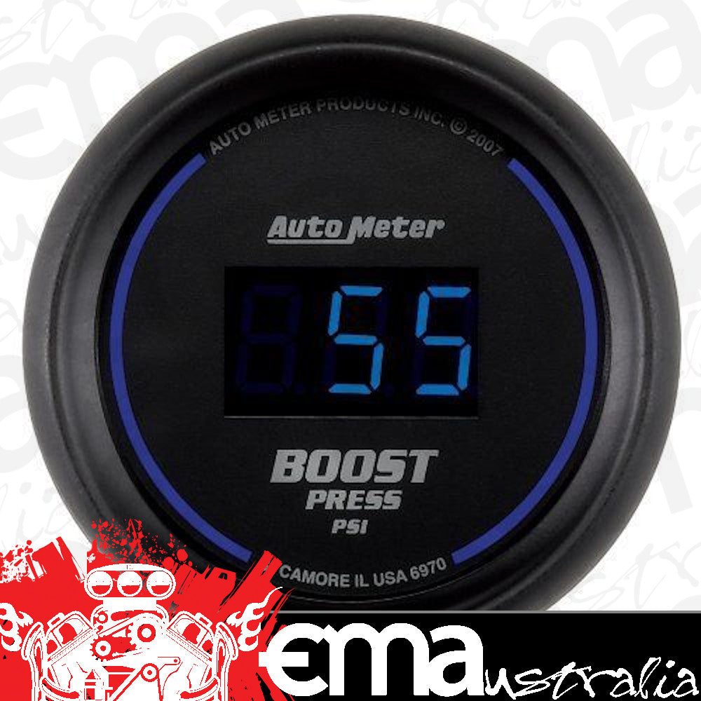 AutoMeter 6970 2-1/16" BOOST, 0-60 PSI, COBALT DIGITAL