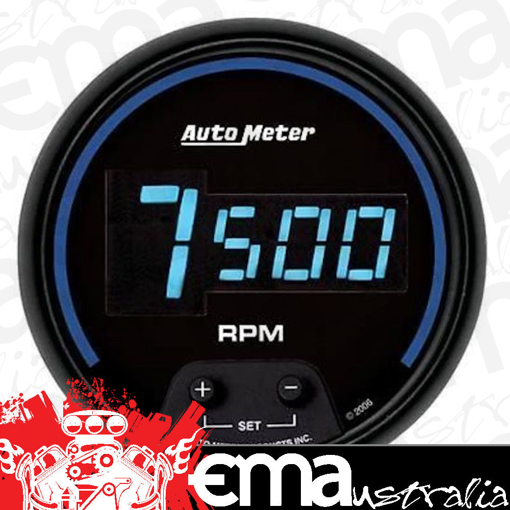 AutoMeter 6997 3-3/8" IN-DASH TACHOMETER, 0-10,000 RPM, COBALT DIGITAL