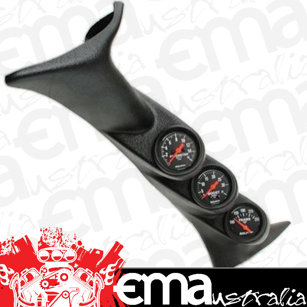 AutoMeter AU7072 Gauge Kit Analog Triple A-Pillar Mount Boost Pyrometer Transmission Temprature Ford Kit