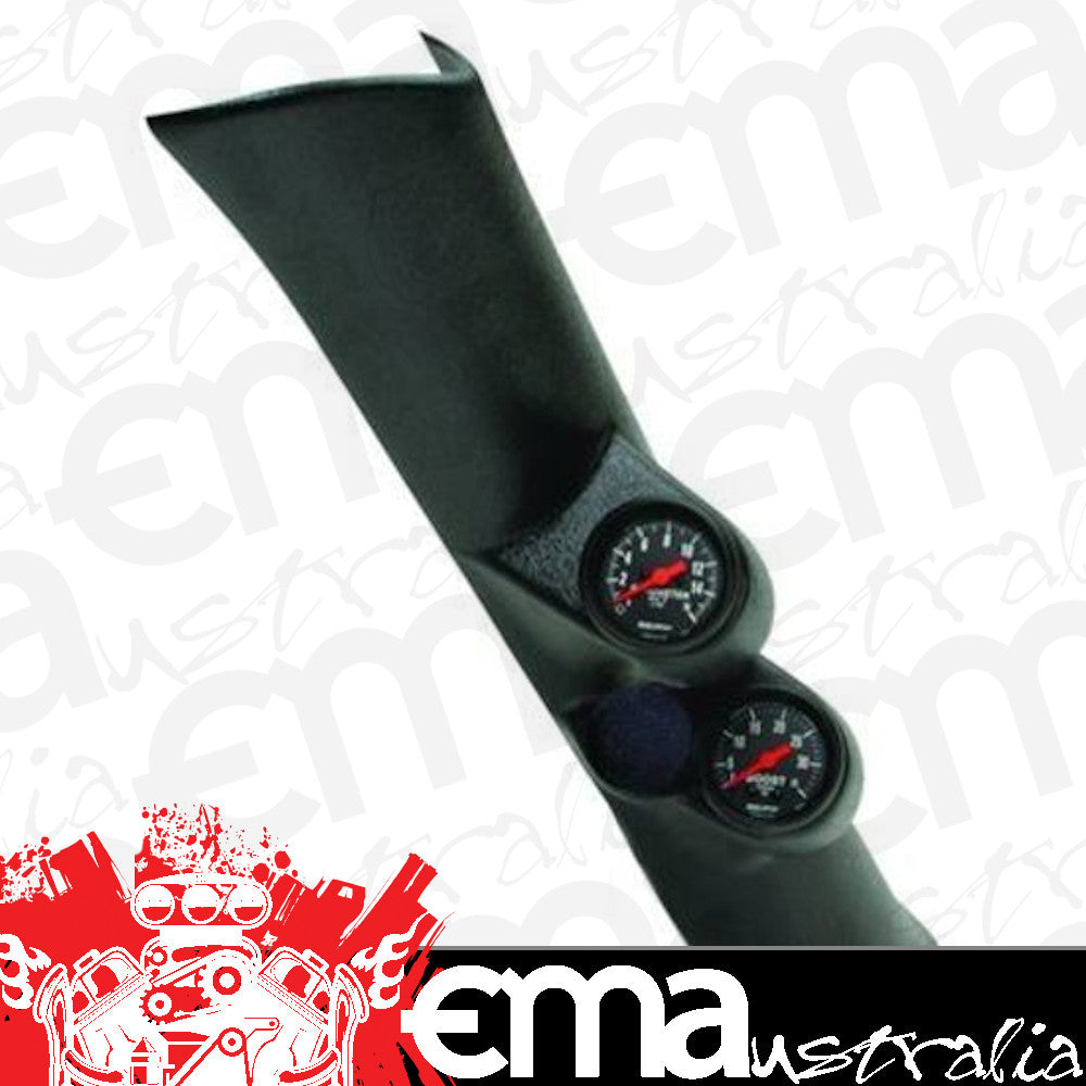 AutoMeter AU7091 Gauge Kit Analog Dual A-Pillar Mount Boost Pyrometer W/Speaker Hole Dodge Kit