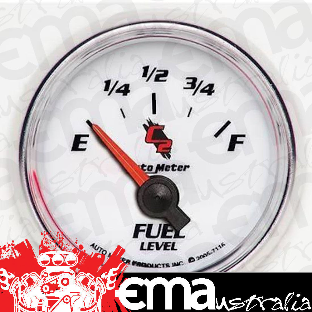 AutoMeter AU7116 C2 2-1/16" Elec Fuel Level Gauge 240-33 OHMS